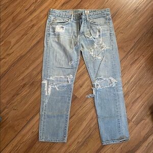 Distressed Light Blue women Jeans